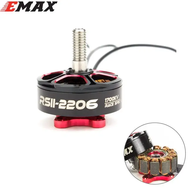 4Set/Lot Emax Rsii 2206 1600Kv 1700Kv 1900Kv 2300Kv 2700Kv Motor Cw Ccw For Fpv Racer Quadcopter Kvadrokopter Rc Drone Aircraft 2