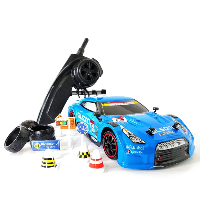 4Wd Drive Rapid Drift Car Remote Control Gtr Car 2.4G Radio Control Off-Road Vehicle Rc Car Drift High Speed Model Car 1