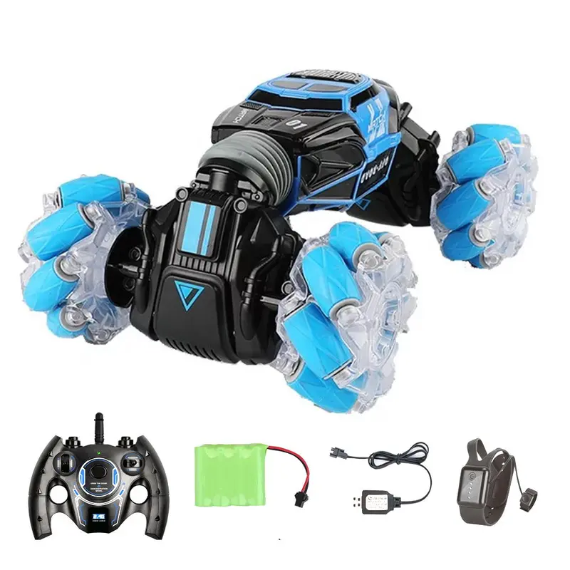 4Wd Rc Stunt Car Watch Control Gesture Induction Deformable Electric Rc Drift Car Transformer Car Toys For Kids With Led Light 1