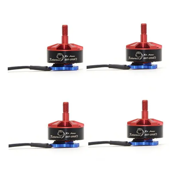 4X Brotherhobby Returner R3 2207 2550Kv Brushless Motor For Rc Drone Fpv Racing 1
