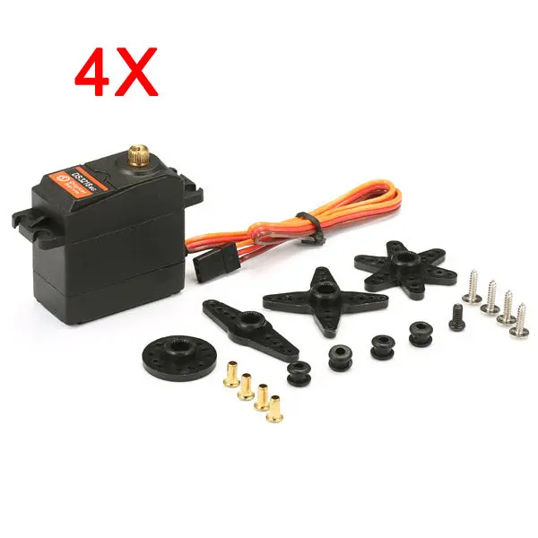 4X Ds3218 Updated Servo 15Kg Torque 180° Full Metal Gear Digital Servo 1