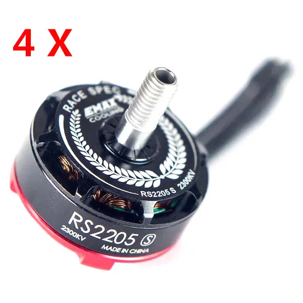 4X Emax Rs2205s 2300Kv Racing Edition Brushless Motor For Rc Drone Fpv Racing 1
