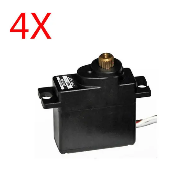 4X Jx Servo Ps-1171Mg 17G 3.5Kg Torque Metal Gear Analog Servo For Rc Models 1