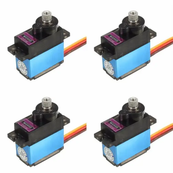4X Mg90d 13G Metal Gear Digital Servo For Rc Models 1
