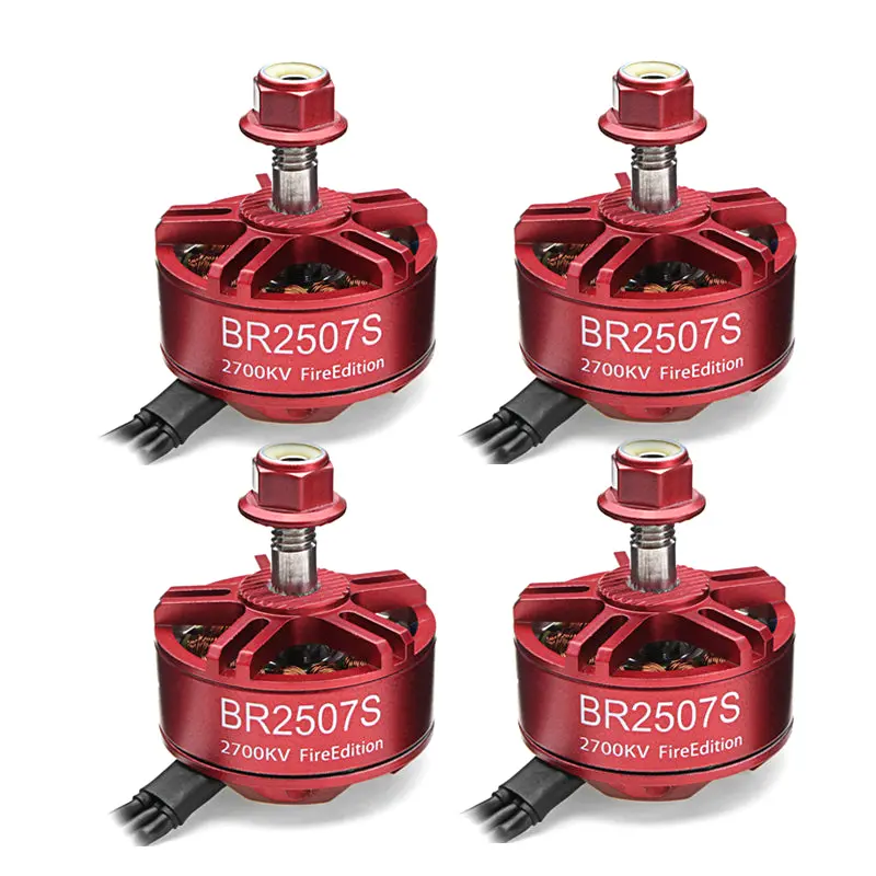 4X Racerstar 2507 Br2507s Fire Edition 2700Kv Brushless Motor For Rc Drone Fpv Racing Frame 1