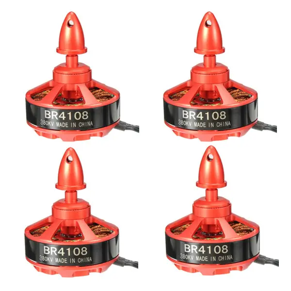 4X Racerstar Racing Edition 4108 Br4108 380Kv 4-12S Brushless Motor For 500 550 600 Rc Drone Fpv Racing 1