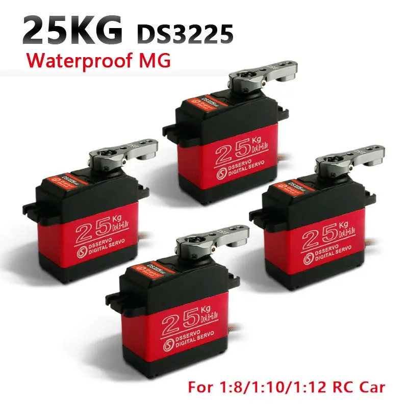 4Xds3225 Update Servo 25Kg Full Metal Gear Digital Servo Baja Servo Waterproof Servo For Baja Cars + Free Shipping 1