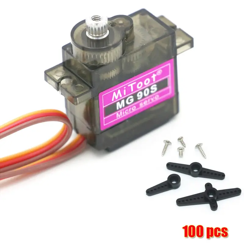 5/10/20/50/100 Pcs/Lot Mitoot Mg90s Metal Gear Digital 9G Servo For Rc Helicopter Plane Boat Car Mg90 For Arduino Wholesale 1