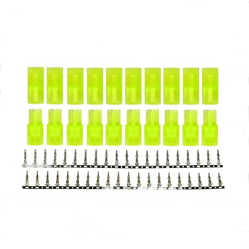 5/10 Pairs Mini Tamiya Style Battery Connectors Plugs Male And Female Plug Sets With Nickle Pins For Rc Hobby Car Boat Plane 1