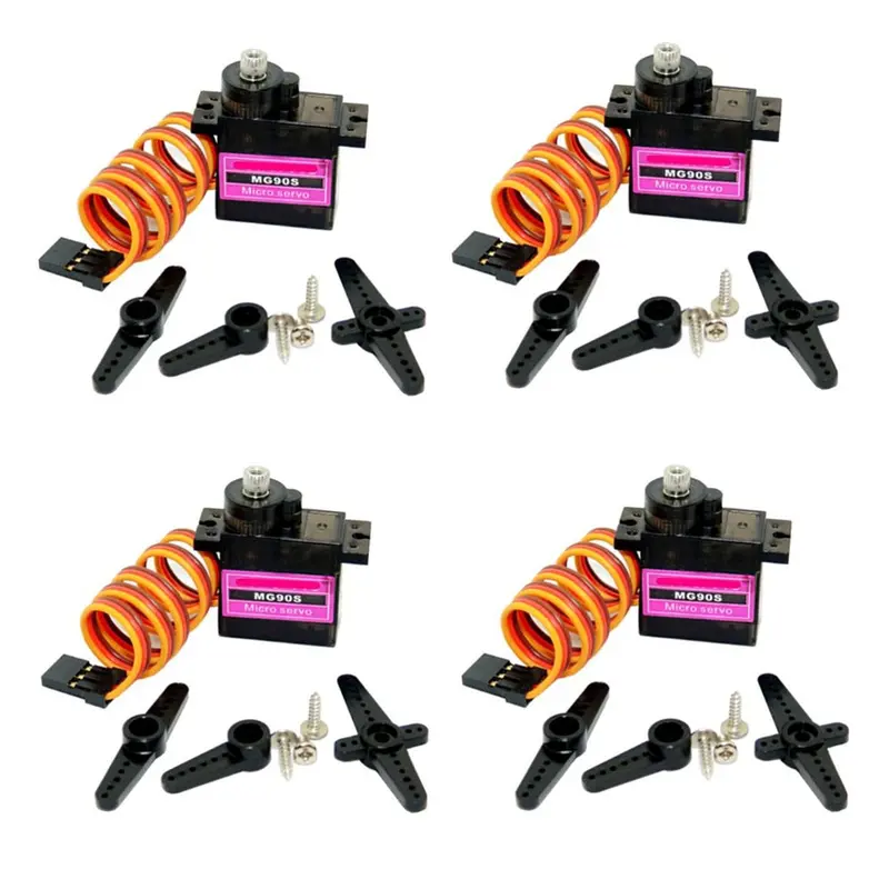 5/10Pcs Lot Mg90s Metal Gear Digital 9G Servo Sg90 For Rc Helicopter Pplane Boat Car Mg90 9G 1