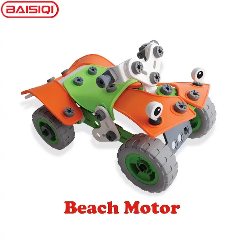 5 In 1 Baisiqi 6834 Intelligent Assembly Tool Set Model Create Diy Toy Screw Block Kit For 5-6-7-8-9 Year Old Kid Child Boy 1