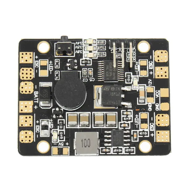 5 In 1 V3 Pdb Led Power Hub 5V 12V Dual Bec Low Voltage Buzzer Tracker For Fpv Racer 1