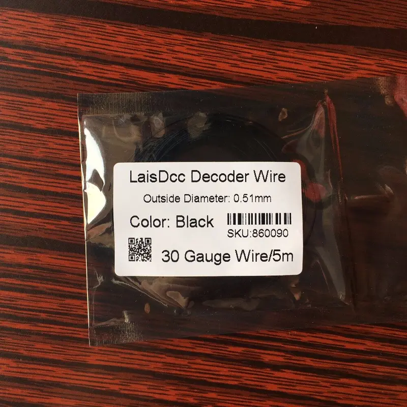 5 Meter 10 Color Laisdcc Multistrand Ultra Fine Ultra Flexible Decoder Wire With 0.51Mm Outside Diameter/Laisdcc Brand 2