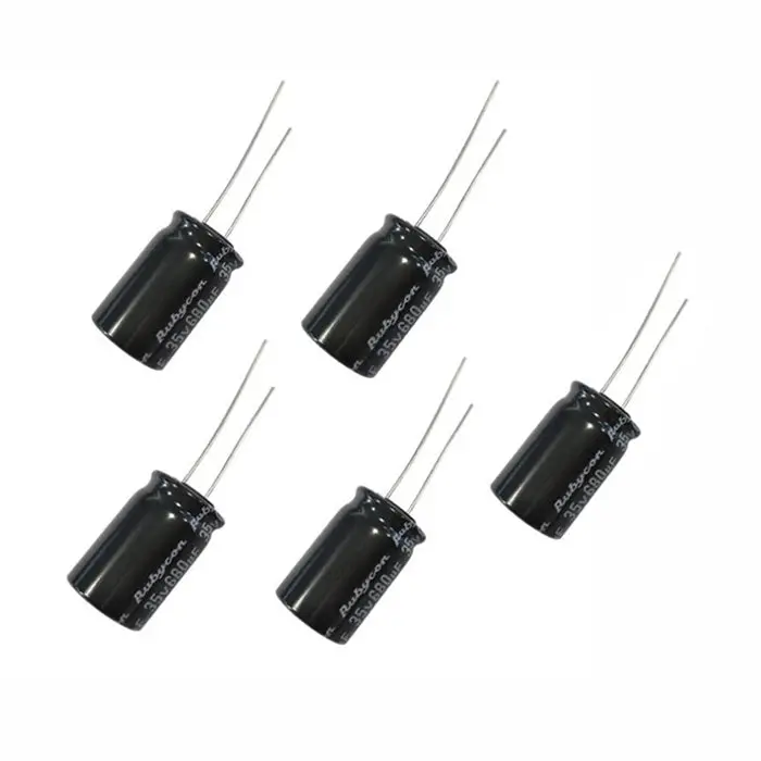 5 Pcs 35V 680Uf Ruby Capacitor Yxg For 30A 40A 50A 60A Brushless Esc Rc Drone Fpv Racing 1