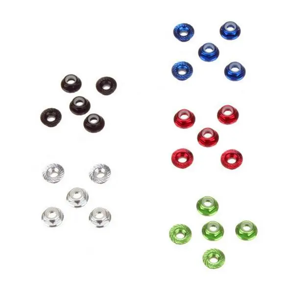 5 Pcs Gofly-Rc M5 Aluminum Motor Screw Nuts Nylon Insert Self Lock Cw/Ccw For Rc Fpv Racing Drone 1