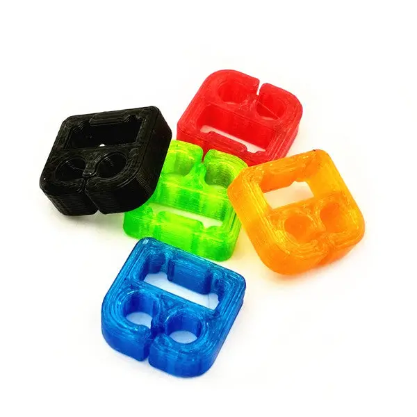 5 Pcs Rc Drone Tpu Balance Lead Holder Buckle 15*15*5Mm For 3S Lipo Battery 1