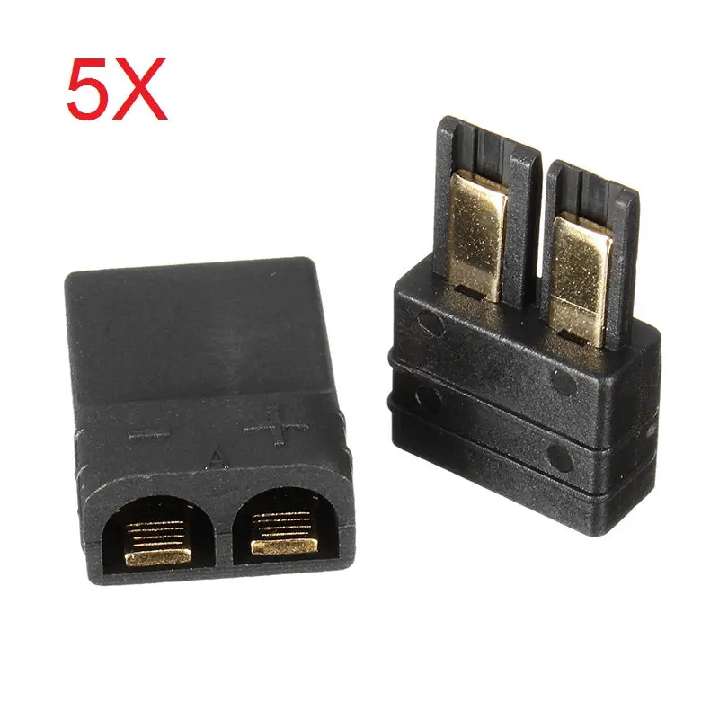 5 X A Pair Traxxas Trx Plug Nylon Plastic Cover Red Copper Plug For Rc Car 1