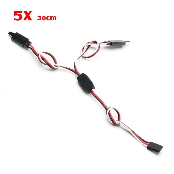 5 X Amass 60 Core 30Cm Y Servo Cable For Futaba Preventing Buckle 1