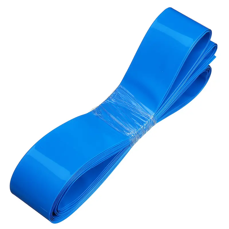 50Mmx10m Pvc Transparent/Black/Blue Heat Shrink Tube For Lipo Battery 1