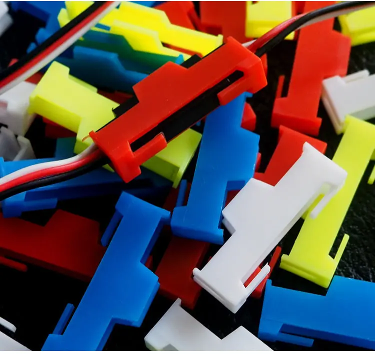 50Pcs/Lot Servo Extension Cable Buckle Clip Plastic Servos Cord Fastener Jointer Plugs Fixing Holder For Diy Rc Airplane Parts 1