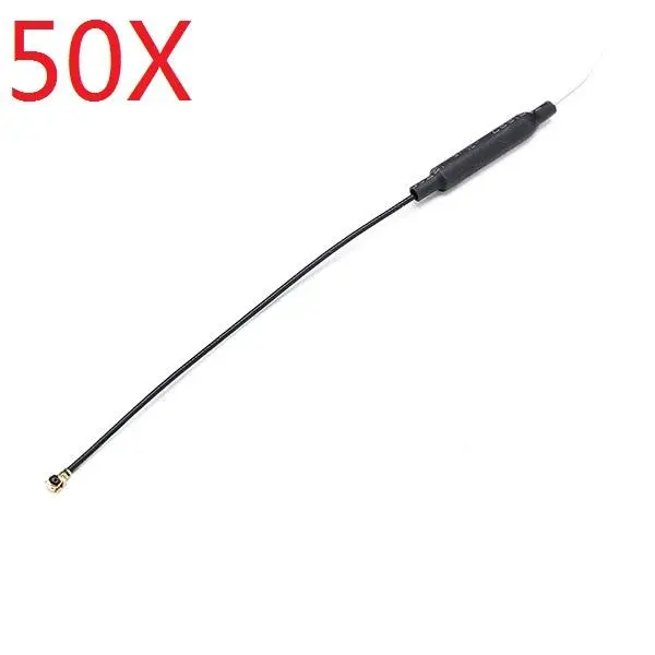 50X 3Dbi Brass 2.4G Receiver Antenna Omni Directional Ipex Port Compatible Futaba Jr Wfly 1
