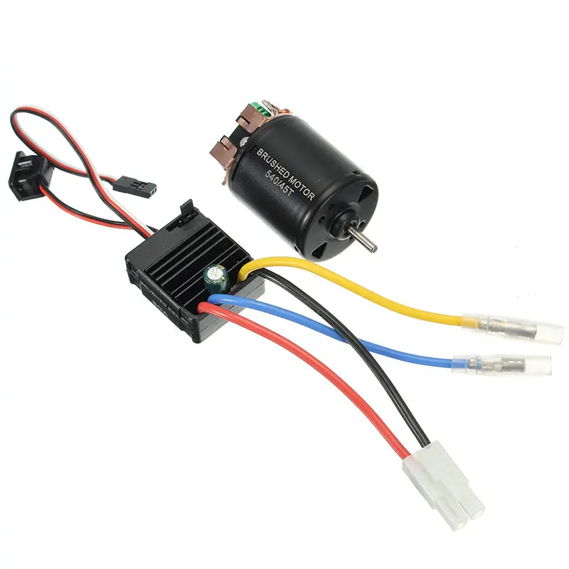 540 Motor 60A Esc Carbon Brushed Shaft 3.175Mm For 1/10 Rc Car 1