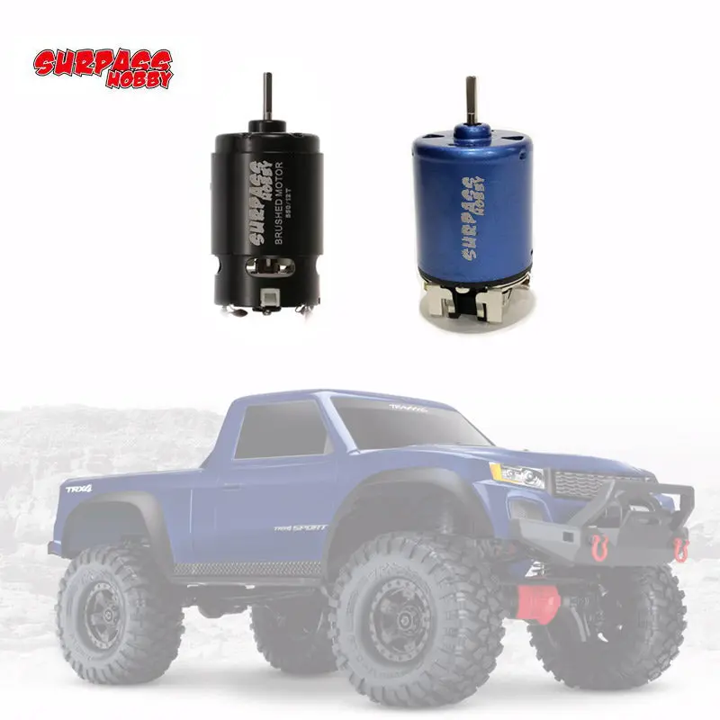 550 12T 21T 27T 35T Brushed Motor For Wltoys Kyosho Traxxas Trx4 Redcat 1/10 D90 D110 Scx10 Rc Car Off-Road Crawler 1