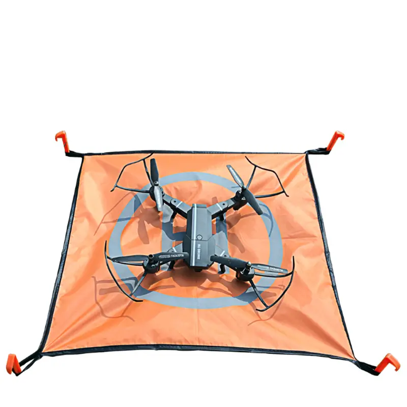 55Cm Landing Pad Square Waterproof Tarmac With Night Light Mode Reflective Foldable Parking Apron Pad For Dji Fimi Drone 1