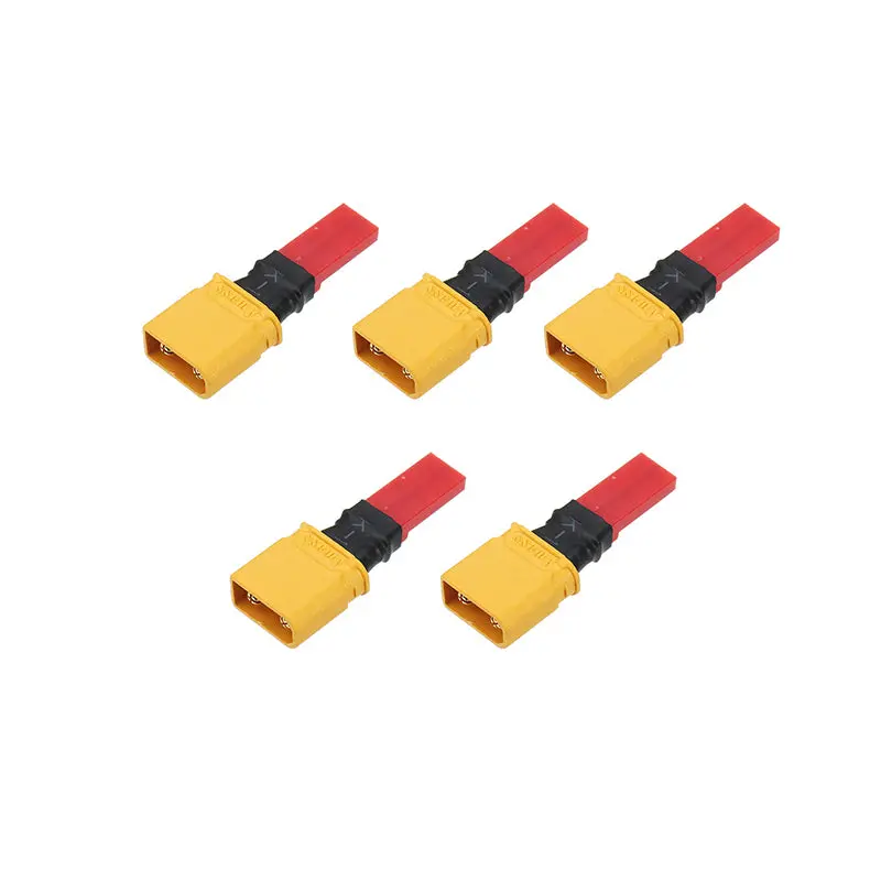 5Pcs 2S 7.4V Lipo Battery Adapter Connector Xt30 Male To Jst Female Plug 1