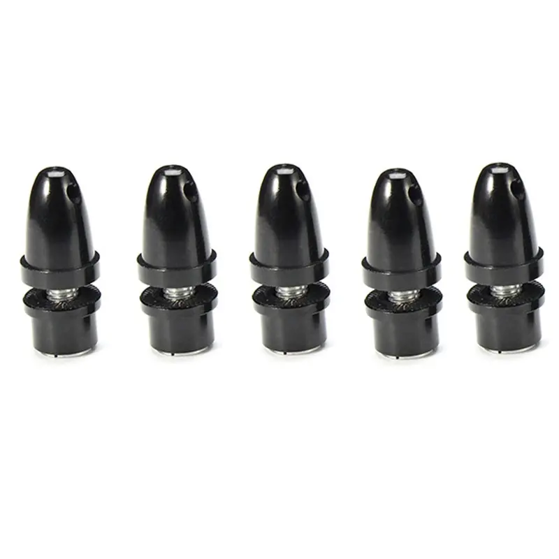 5Pcs 3.0Mm Aluminum Bullet Prop Adapter Propeller Spinner With 5Mm Output Shaft For Brushless Motor 1