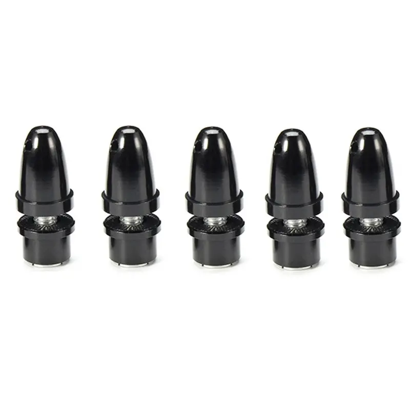 5Pcs 3.17Mm Aluminum Bullet Prop Adapter Propeller Spinner With 5Mm Output Shaft For Brushless Motor 1