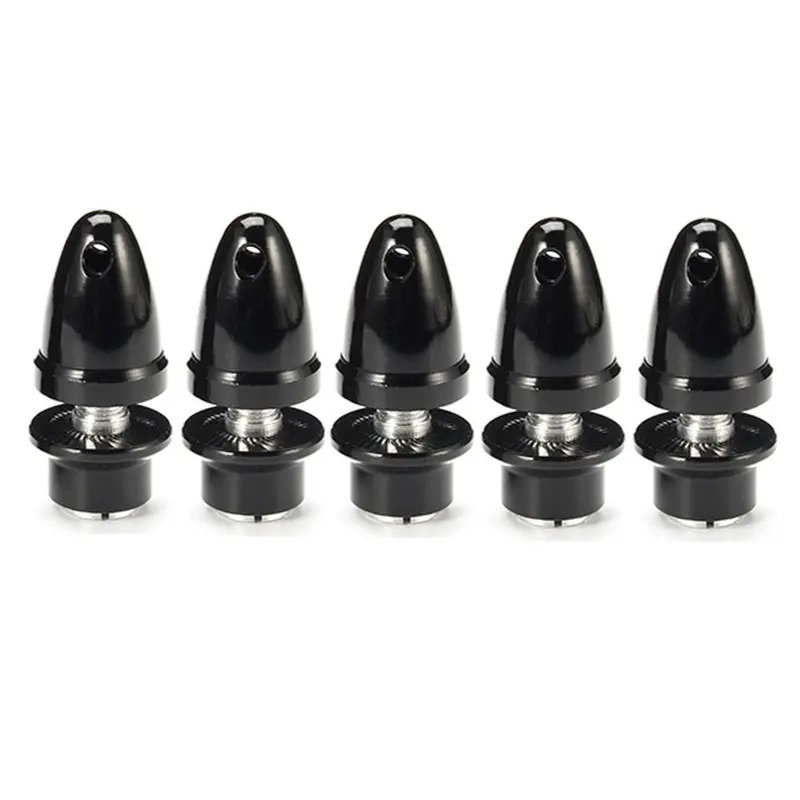 5Pcs 3.17Mm Aluminum Bullet Prop Adapter Propeller Spinner With 6Mm Output Shaft For Brushless Motor 1