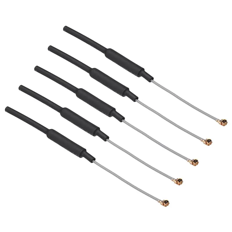 5Pcs 3Dbi Brass 2.4G Receiver Antenna Omni Directional Ipex Port Compatible Futaba Jr Wfly 1