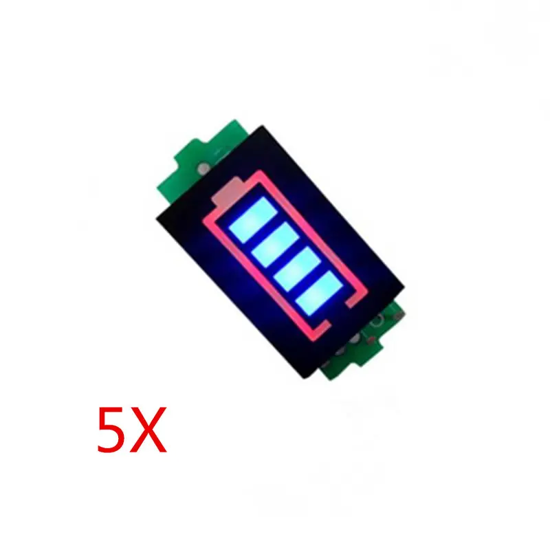5Pcs 4S 14.8V Li-Po Battery Indicator Display Board Power Storage Monitor 1
