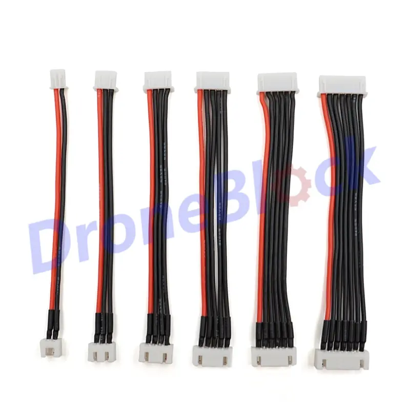 5Pcs / A Lot 1S-6S Lipo Battery Charging Extended Line/Wire/Connector 22Awg 100Mm Jst-Xh Balancer Silicone Cable 2S 3S 4S 5S 1