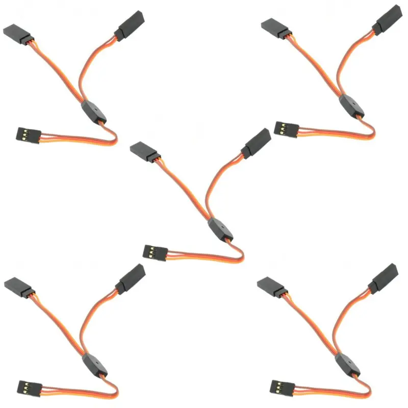 5Pcs Amass 30Cm Y Servo Cable Lead Splitter For Jr Spektrum Hitec 1