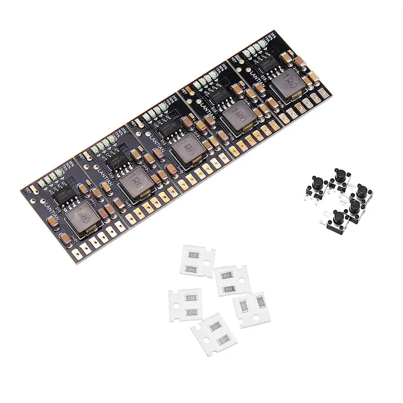 5Pcs Bs301cv 4 In 1 2.1A 4.2V Charge Discharger Dc-Dc Boost Converter Power Supply Module Board 1