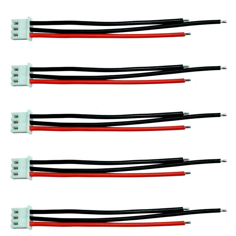 5Pcs Lipo 2S 3S 4S 5S 6S Battery Balancing Changer Wire Line Cable Jst-Xh Jst Xh Connector Adapter Plug 22Awg 100Mm 10Cm 3