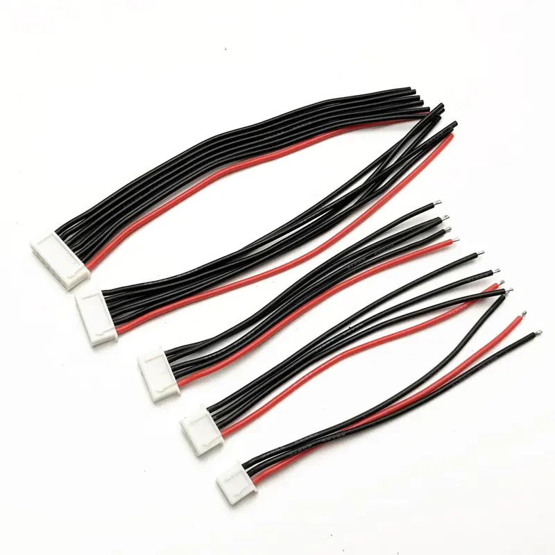 5Pcs/Lot 10Cm 100Mm Rc Lipo Battery Balance Charger 2S 3S 4S 5S 6S 22Awg Cable For Imax B3 B6 1