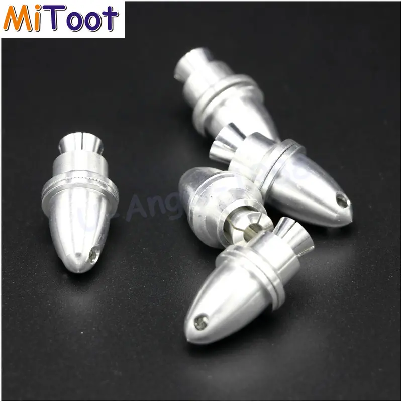 5Pcs/Lot 2Mm 3Mm 3.17Mm 4Mm 5Mm 6Mm 8Mm 10Mm Rc Aluminum Bullet Propeller Adapter Holder For Brushless Motor Prop Dropship 1