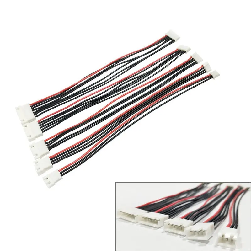 5Pcs/Lot Jst-Xh 1S 2S 3S 4S 5S 6S 20Cm 22Awg Lipo Balance Wire Extension Charged Cable Lead Cord For Rc Lipo Battery Charger 1