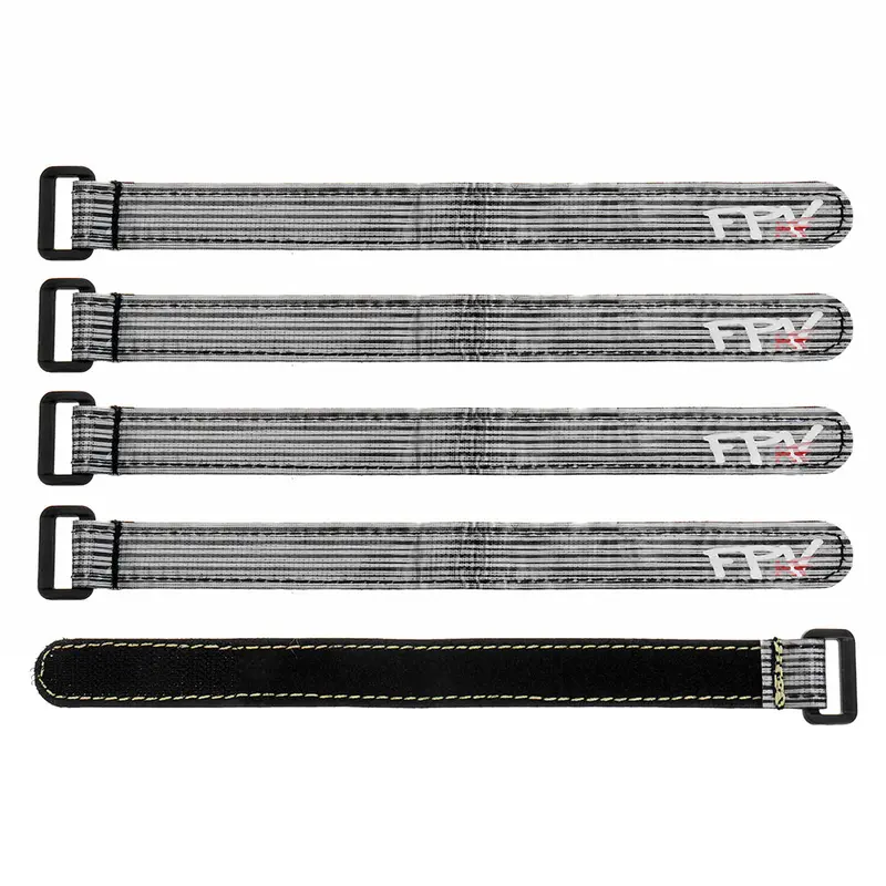 5Pcs Rjx Fpv Af 220X20mm 3M Fiber Metal/Plastic Clasp Battery Strap 2