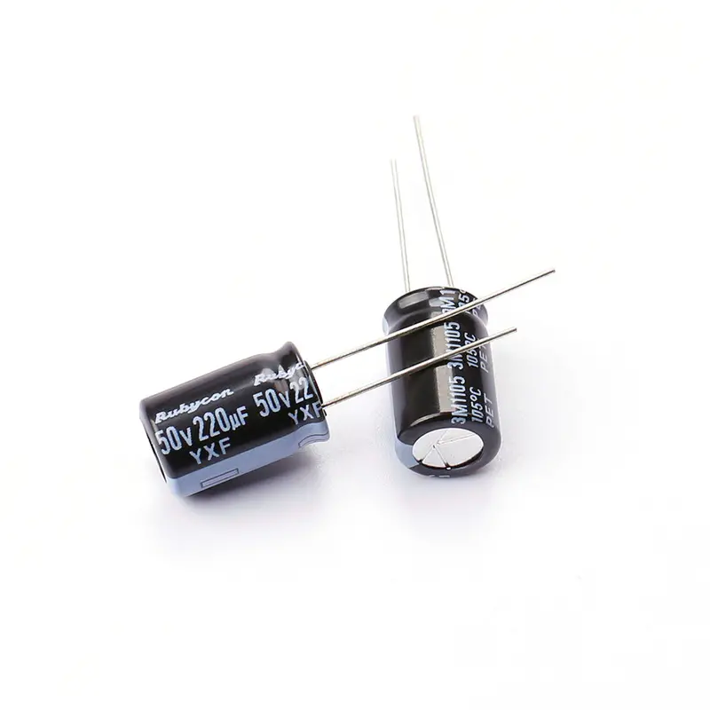 5Pcs Rubycon Aluminum Electrolytic Capacitor 25V 220Uf /35V 220Uf/50V 220Uf/50V 470Uf For Fpv Racing Rc Drone 1