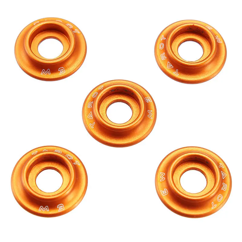 5Pcs Tarot M3 Metal Gasket Tl2903-03 Φ3.5×Φ10×2.35Mm For Rc Helicopter 1
