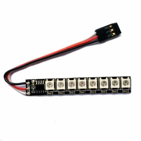 5V Colorful Highlight Night Led Strip Switch Ten Mode Remote Control With Receiver For Rc Drone Fpv Racing 1