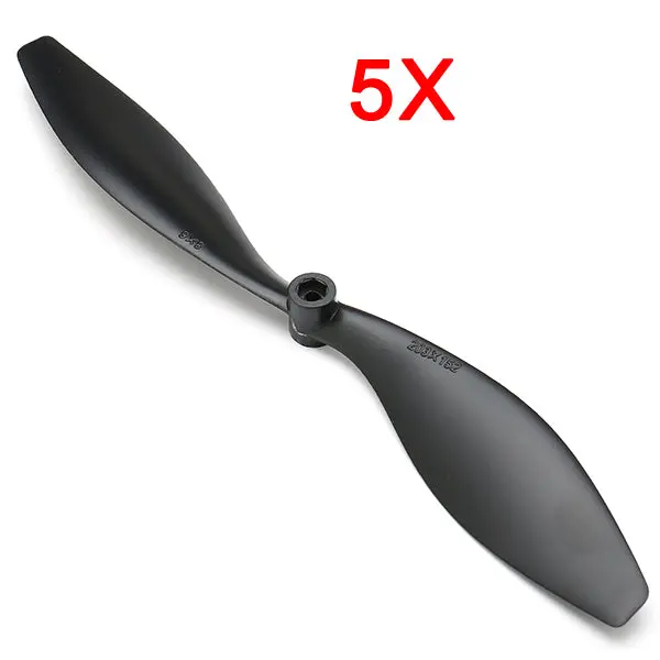 5X 8060 8X6 Inch Propeller Blade Black Ccw For Rc Airplane 1