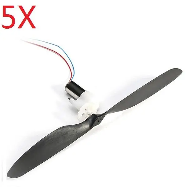 5X Gear Box 820 Coreless Cw Motor + Propeller Combo Set For Rc Models Diy 1