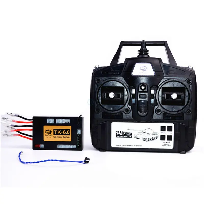 6.0 Function Mainboard + 2.4G Transmitter Remote Control System Set For Heng Long 1/16 Rc Car Tank Model 1