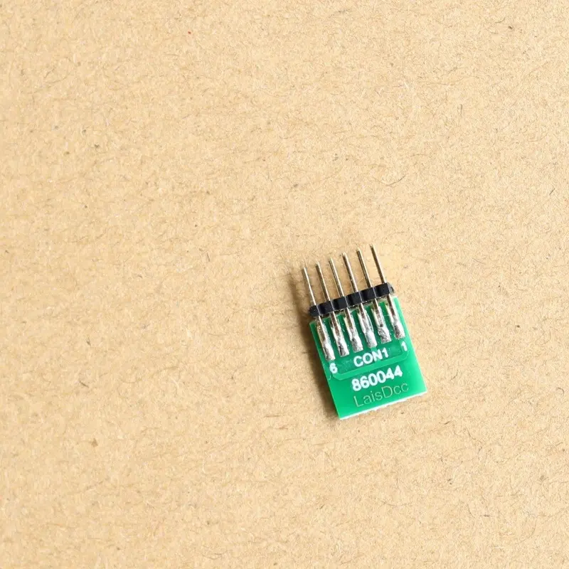 6 Pin Decoder Blanking Plug For Model Railway Trains (Straight) 860044 For Nem651 Dcc Ready Locomotive/Laisdcc Brand 1