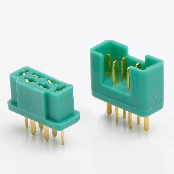 6 Pin Mpx Plug Real Gold Plating Terminal Male & Female 1 Pair 1